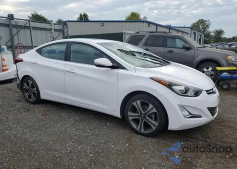 2015 Hyundai Elantra Se from USA, damaged, VIN KMHDH4AH0FU320955